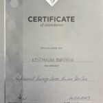 Центр Ларкіної в Одесі - Сертифікат лікаря Костиркіна Анастасія